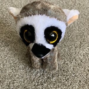 47-Linus the lemur Ty toy plush stuffed animal stuffie